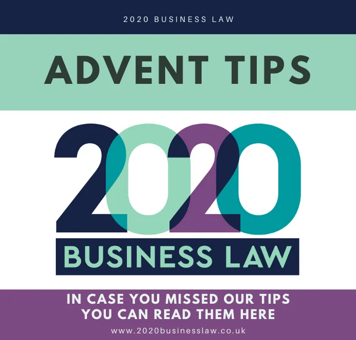 Clearly Business Law – Advent Tips – Clearly Business Law